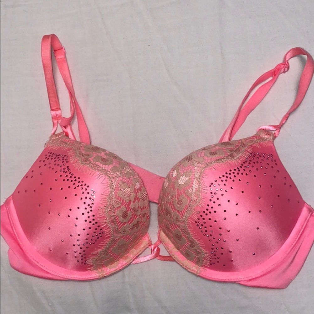 Victoria’s Secret Bombshell Bra Rhinestones 34B
